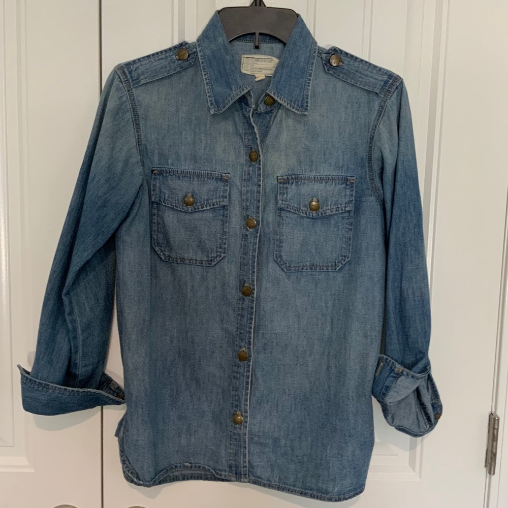 Current Elliot denim button-down shirt